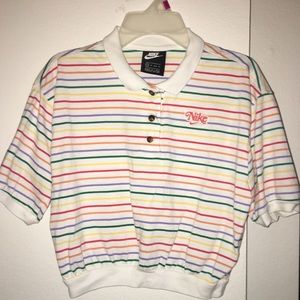 NEW Nike Rainbow Striped Top